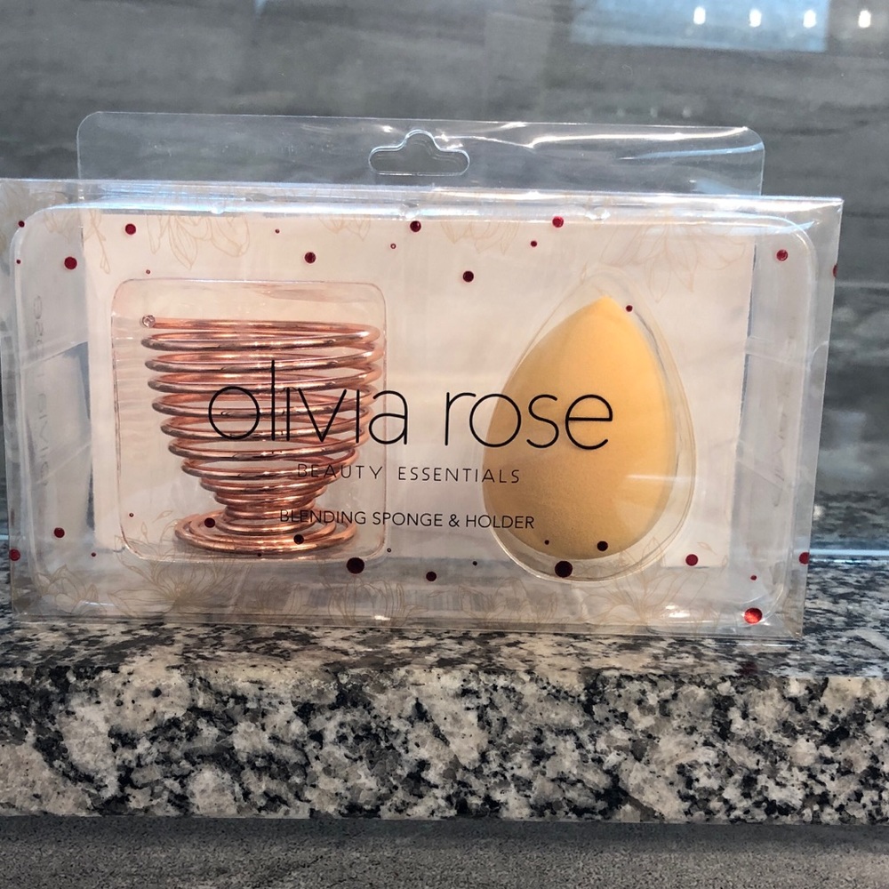 Blending sponge and holder